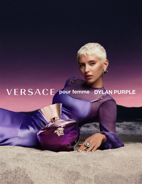 versace perfume campaign|dylan purple advert girl.